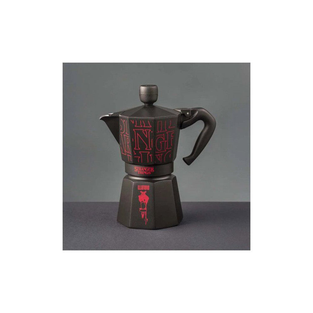 Cafetiere Italienne -   - Moka Express - Collection Stranger Things - 3 Tasses - 130 Ml - Noir / Rouge Bialetti - Mathon - 2