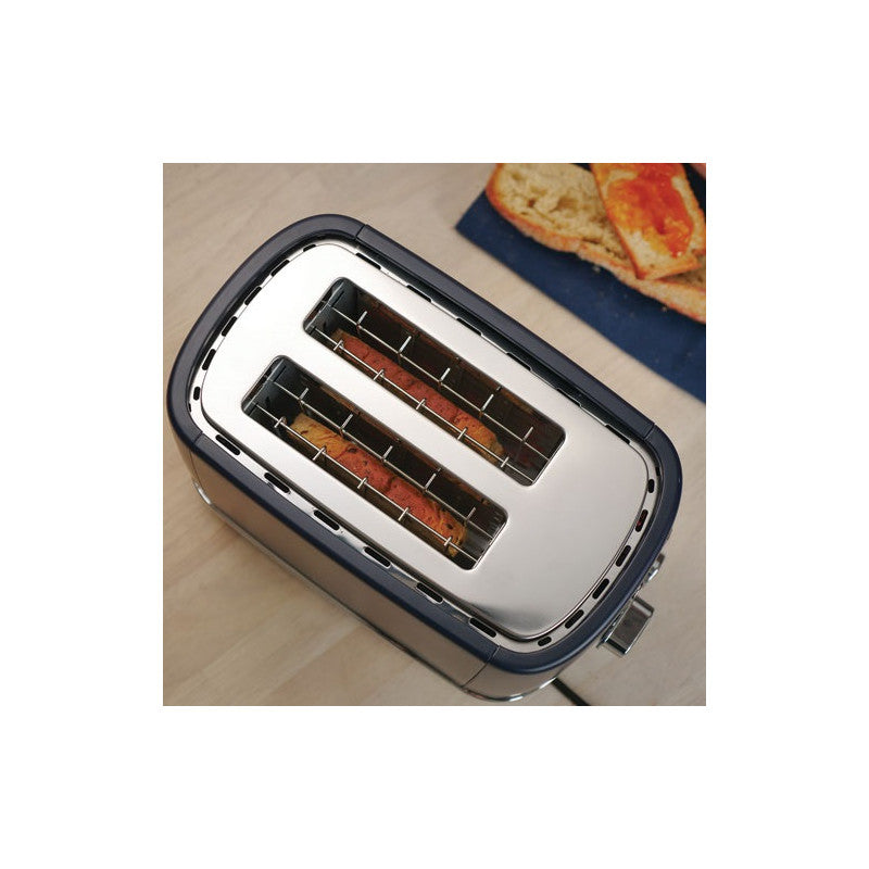Toaster 1050w 2 Tranches Ramasse Miette 6th° Design New Moon Bleu Nuit   - 15437 Terraillon - Mathon - 3
