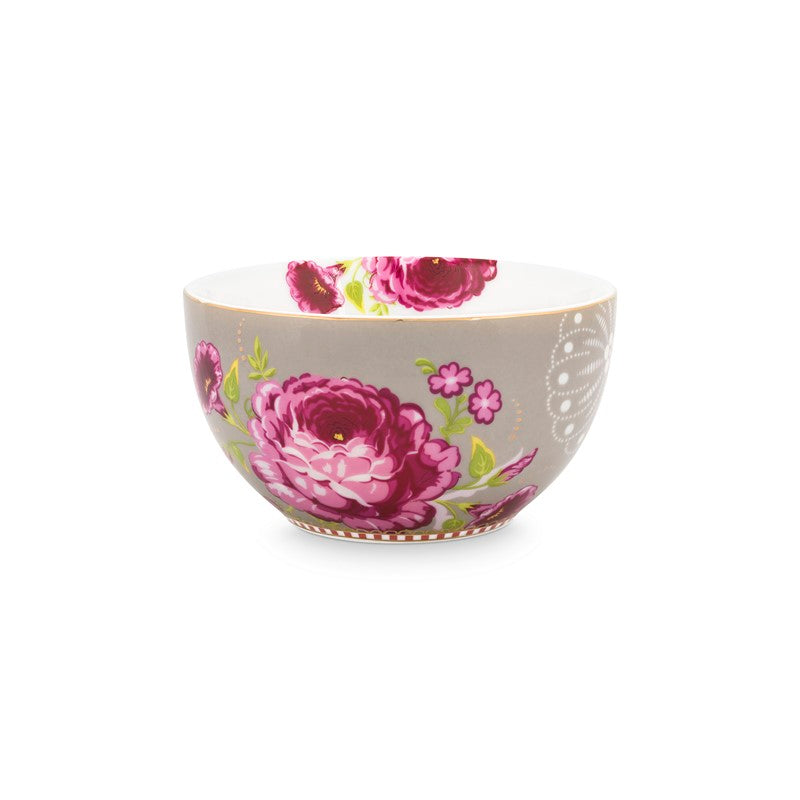 Lot de 6 Bols Early Bird Fleurs Kaki - 12cm Pip Studio - Mathon