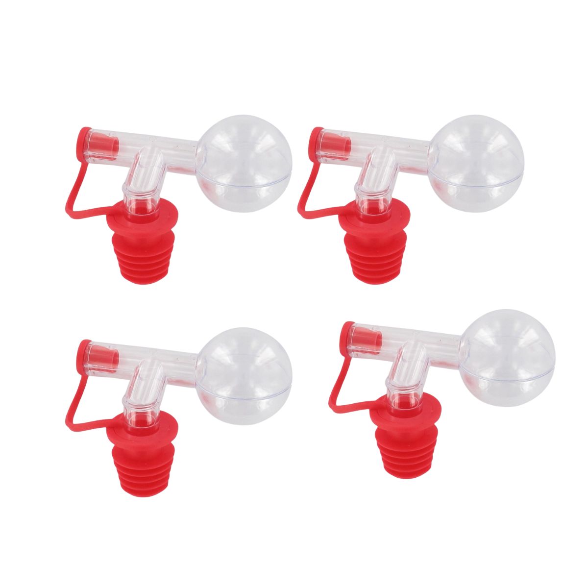 Lot de 4 bouchons doseurs boules 2,5 cl Fackelmann - Mathon - 1