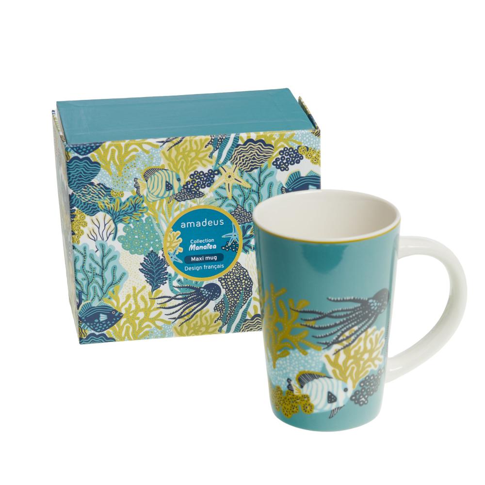 Coffret maxi mug Manatea 33 cl Amadeus - Mathon - 1