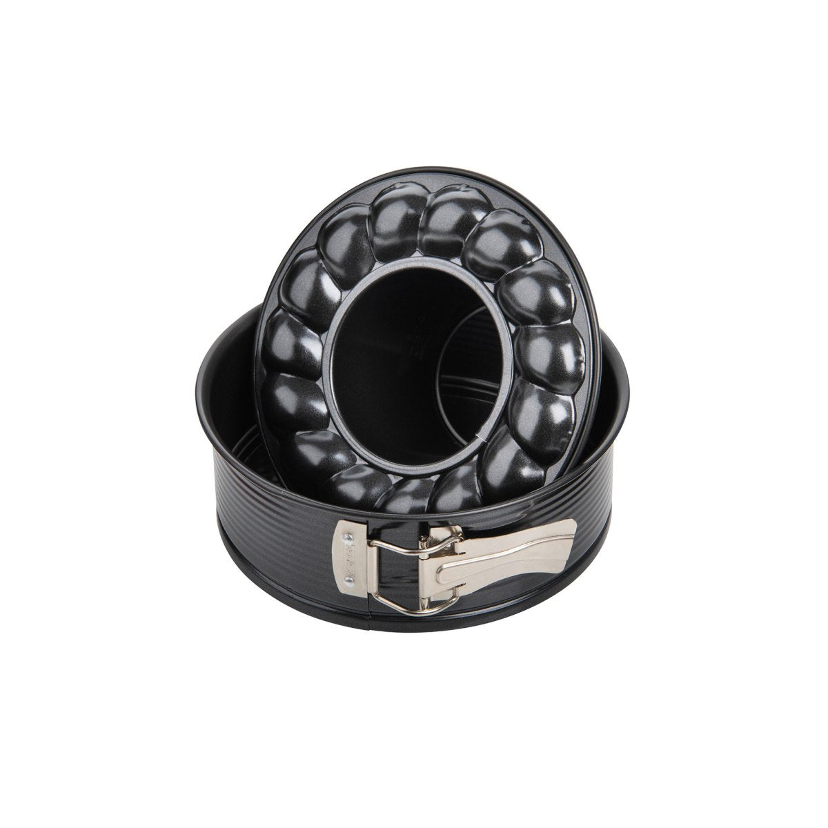 Moule à manqué à charnière avec fond à savarin 18 cm Zenker Black Metallic Zenker - Mathon - 1