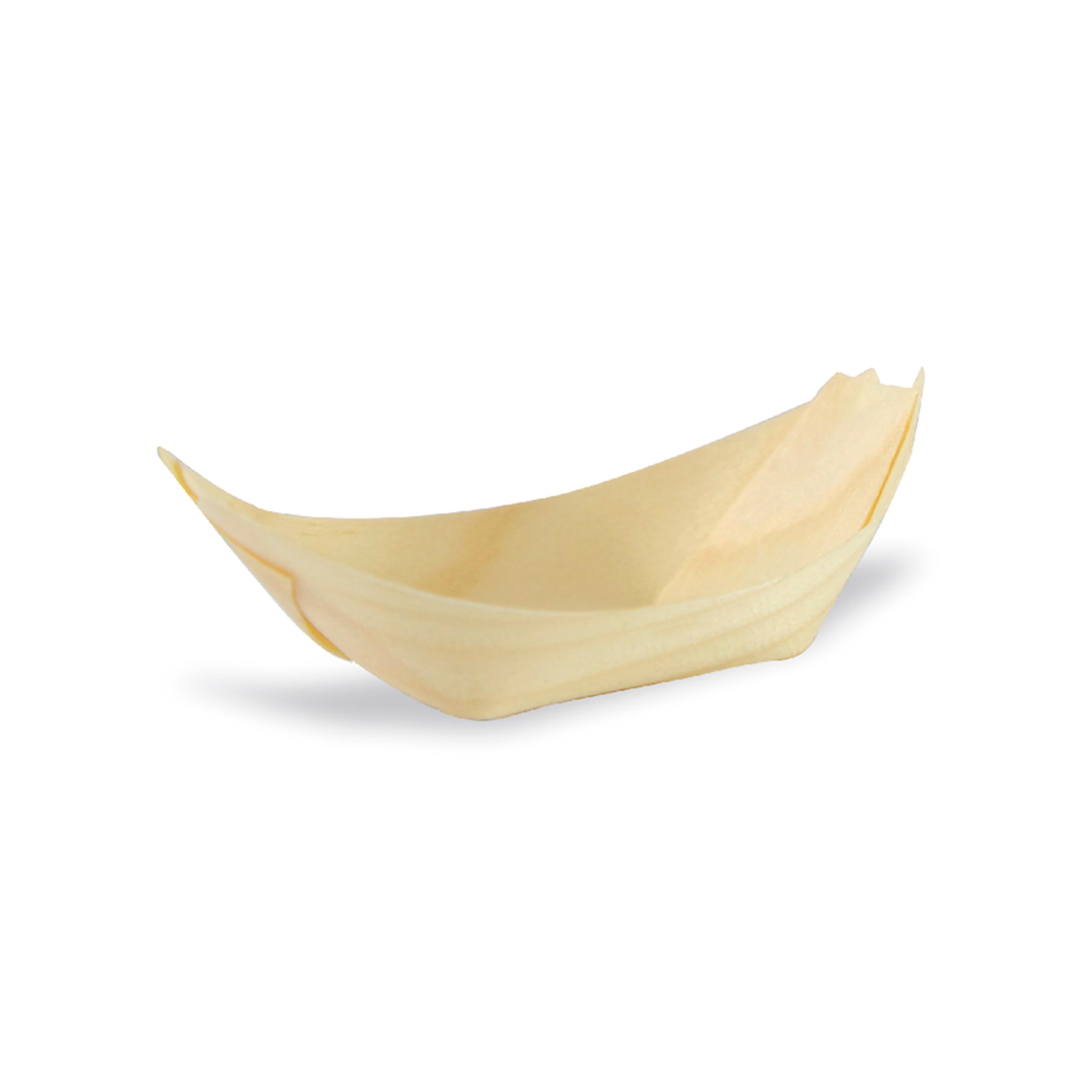 Barquette bateau bois 6,5 x 4 x 2 cm - 100 unités FirstPack - Mathon