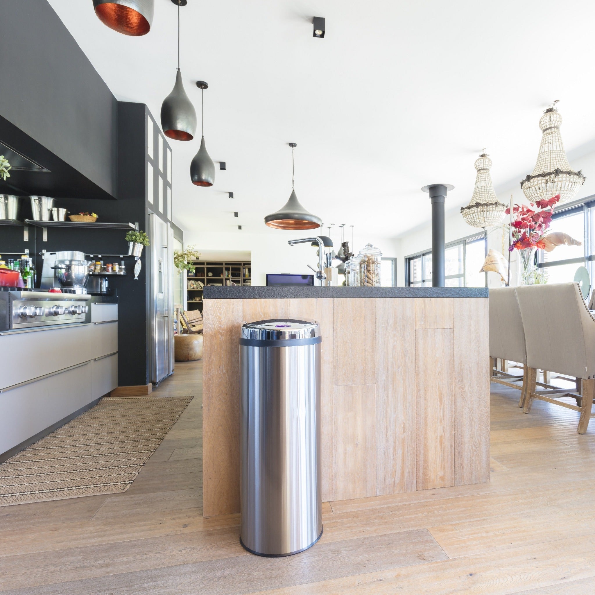 Poubelle  automatique artic 50 L Kitchen Move - Mathon - 3