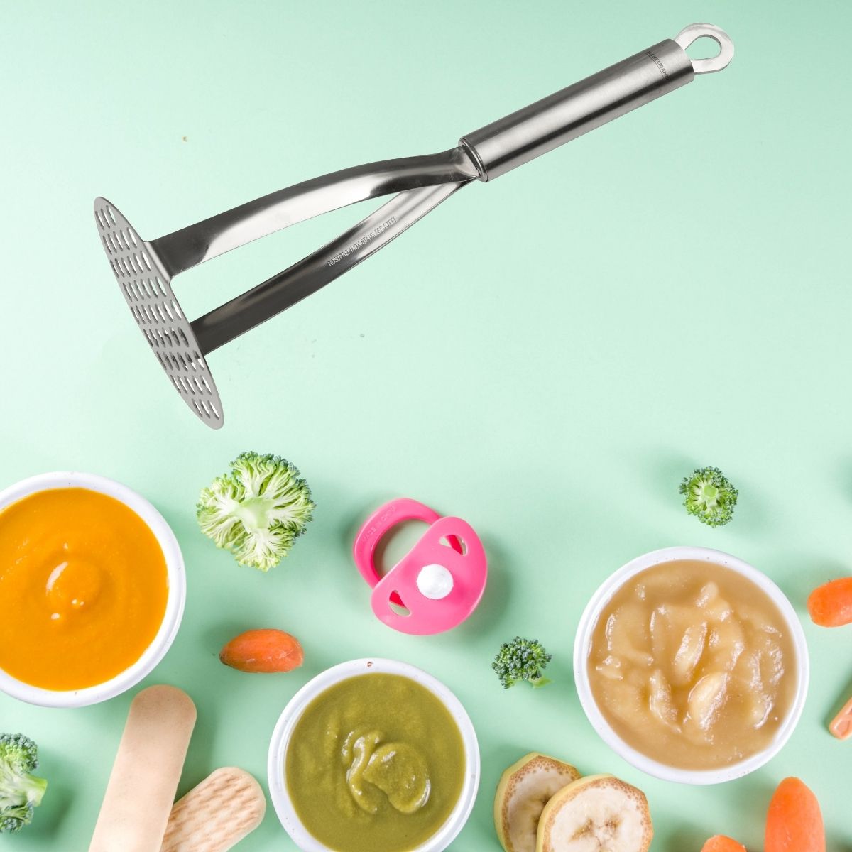 Presse purée professionnel inox  Ovale Fackelmann - Mathon - 2