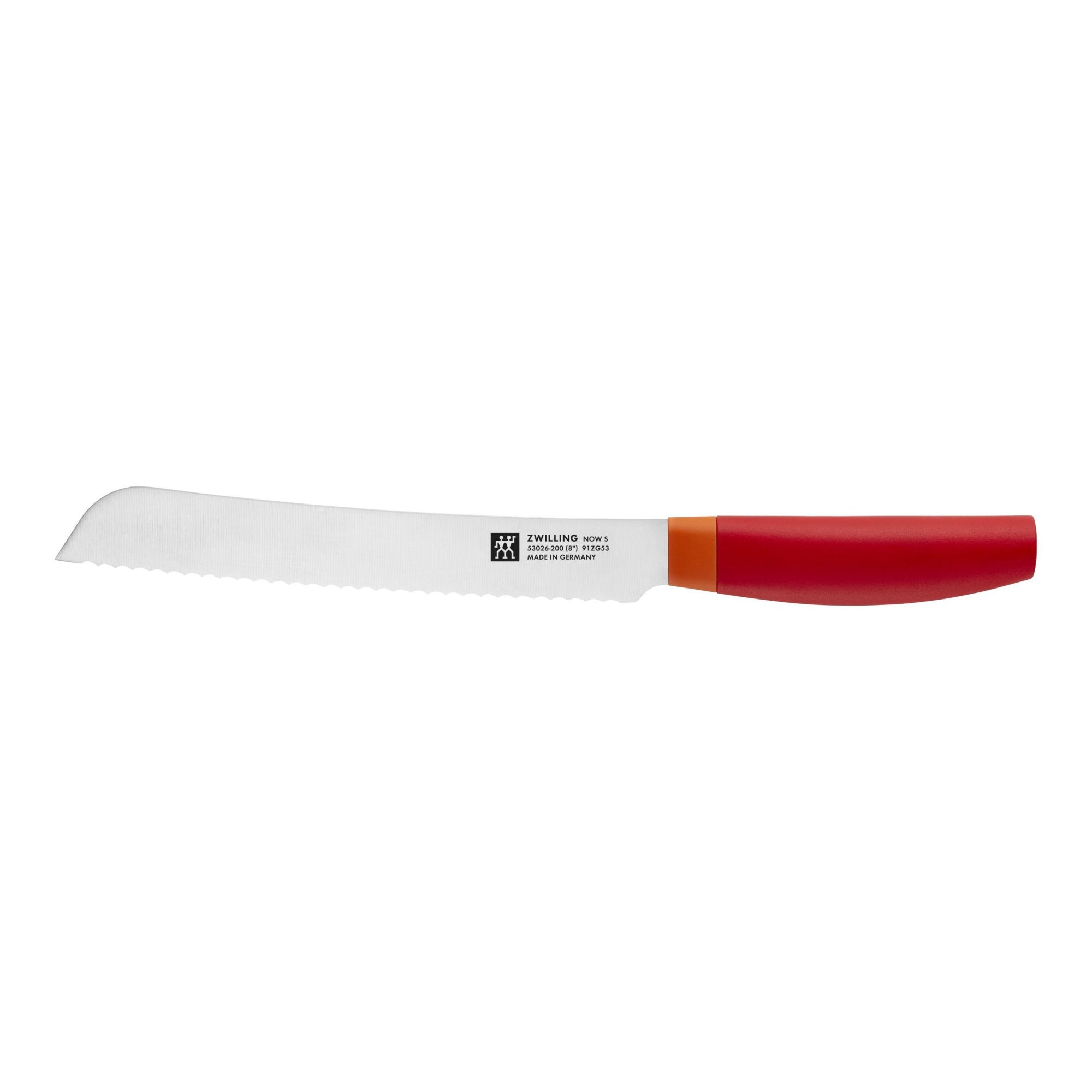 Couteau à Pain Now S 20 cm Rouge Zwilling - Mathon - 1