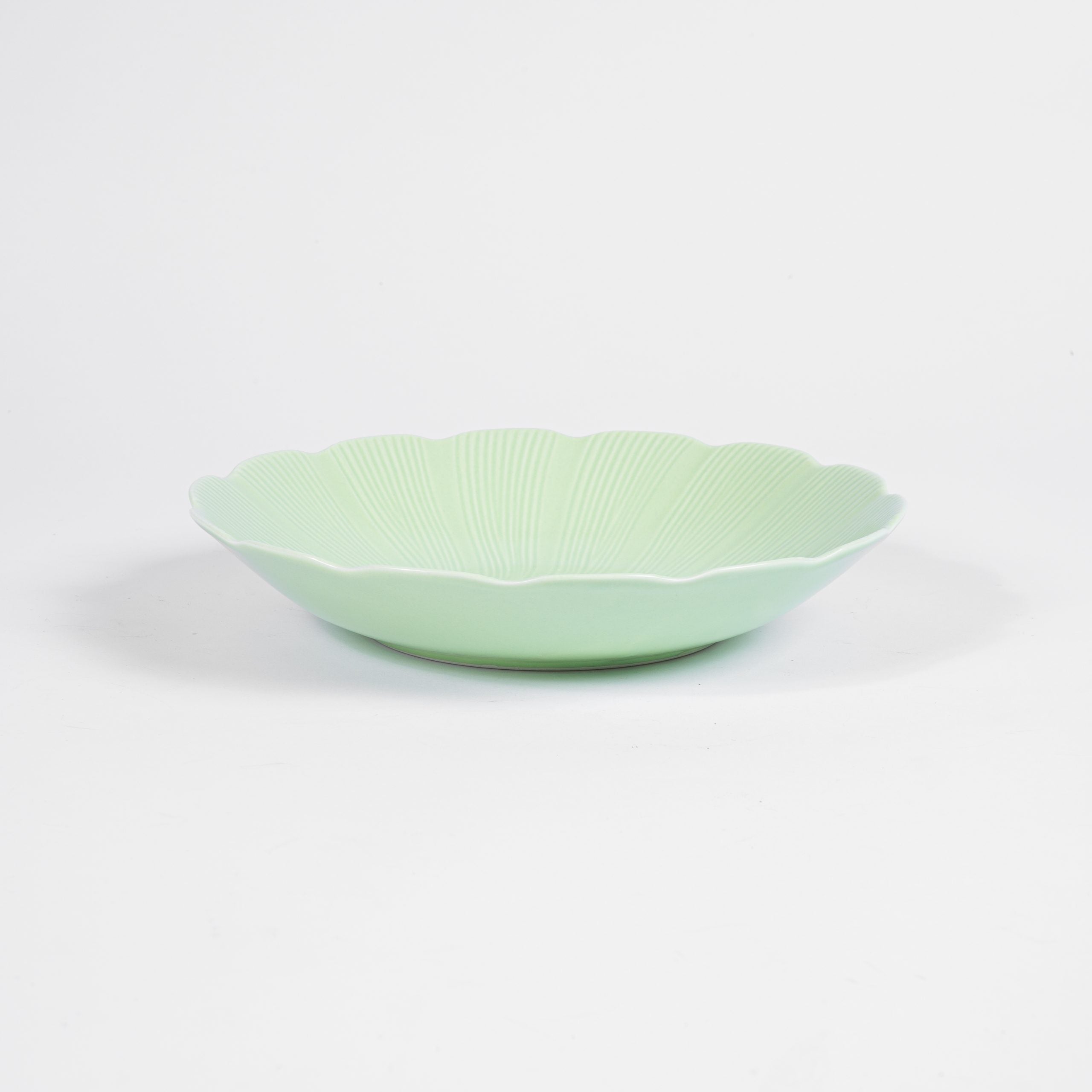 Assiette creuse TAHITI VERTE (22cm) OGRE La Fabrique - Mathon - 1