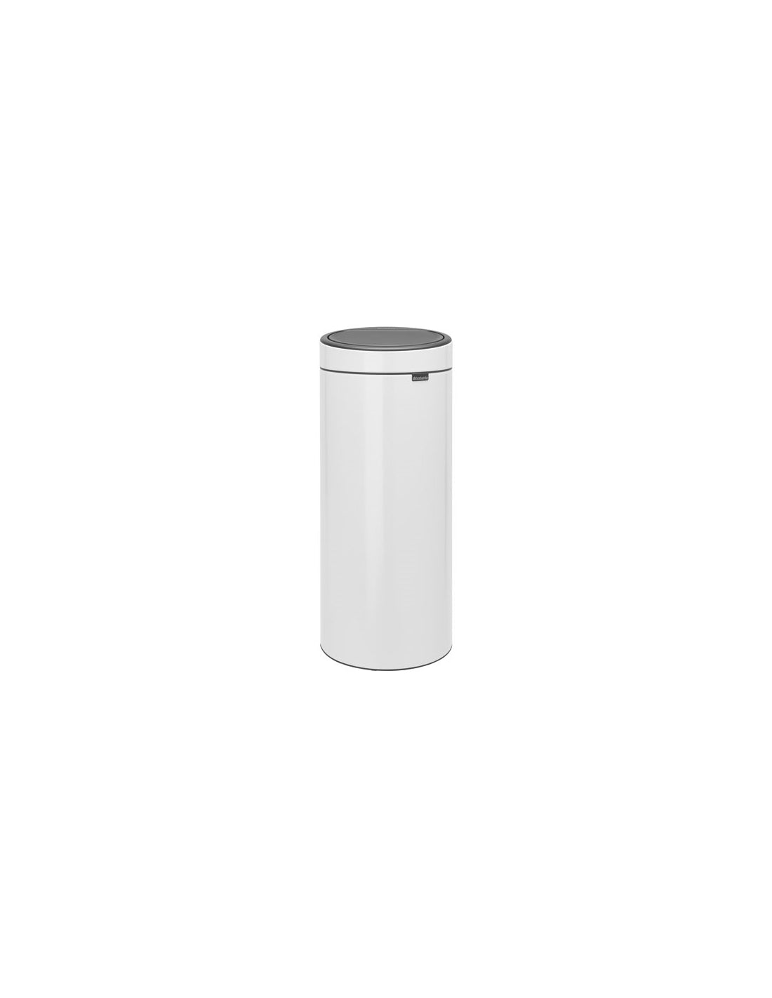 Poubelle 30 L Blanc - Touch Bin Brabantia - Mathon