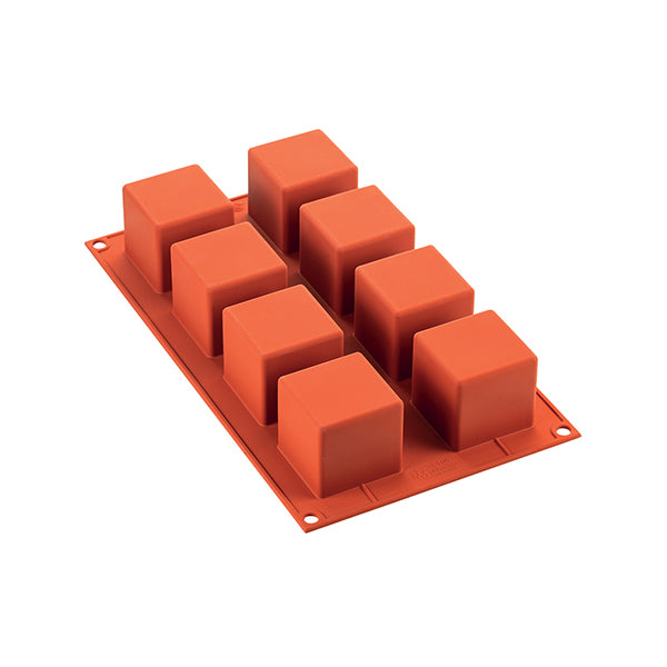 Plaque silicone 8 cubes Silikomart - Mathon - 5