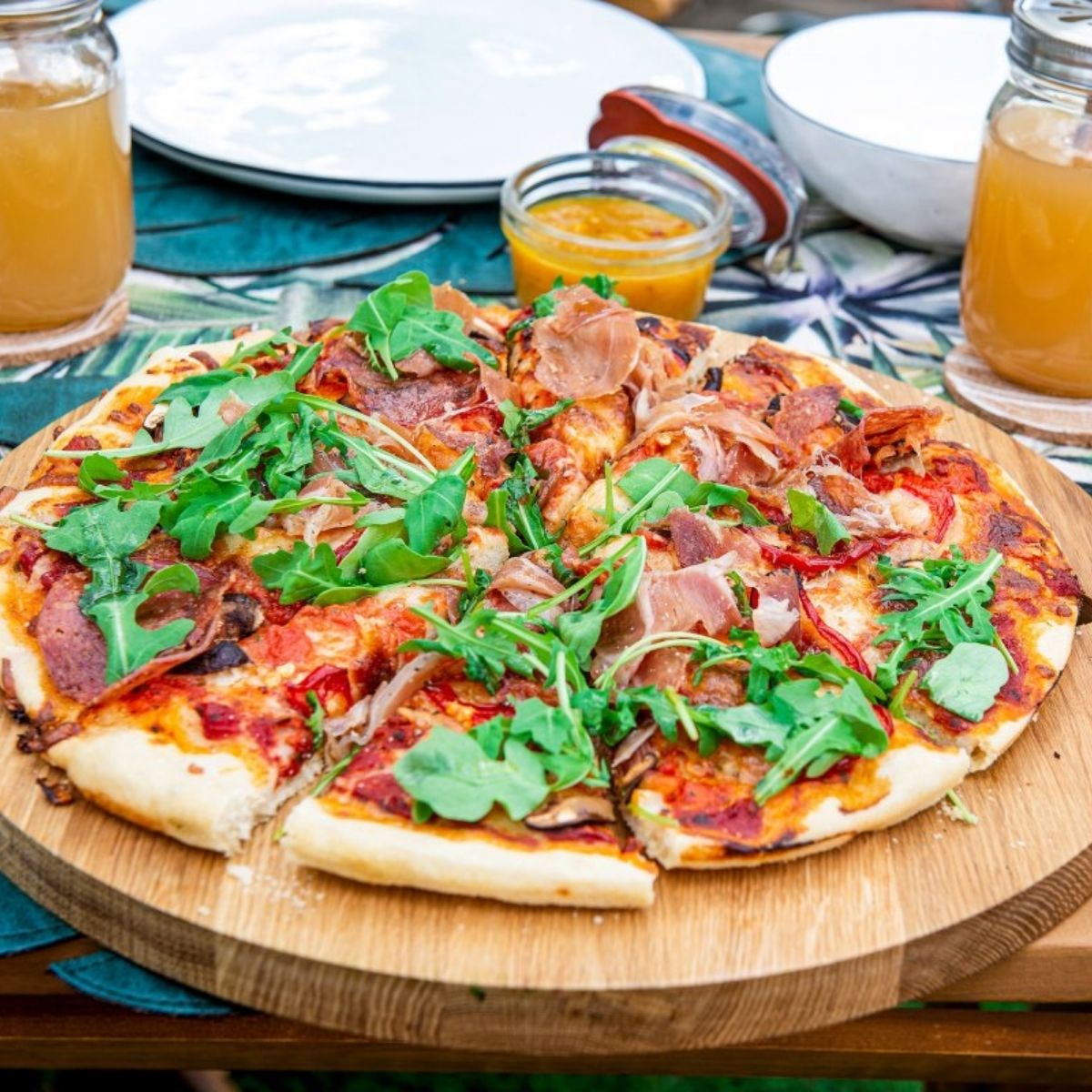 Lot de 2 plaques à pizza perforées rondes, four et barbecue 32 cm  Barbecue FM Professional - Mathon - 8