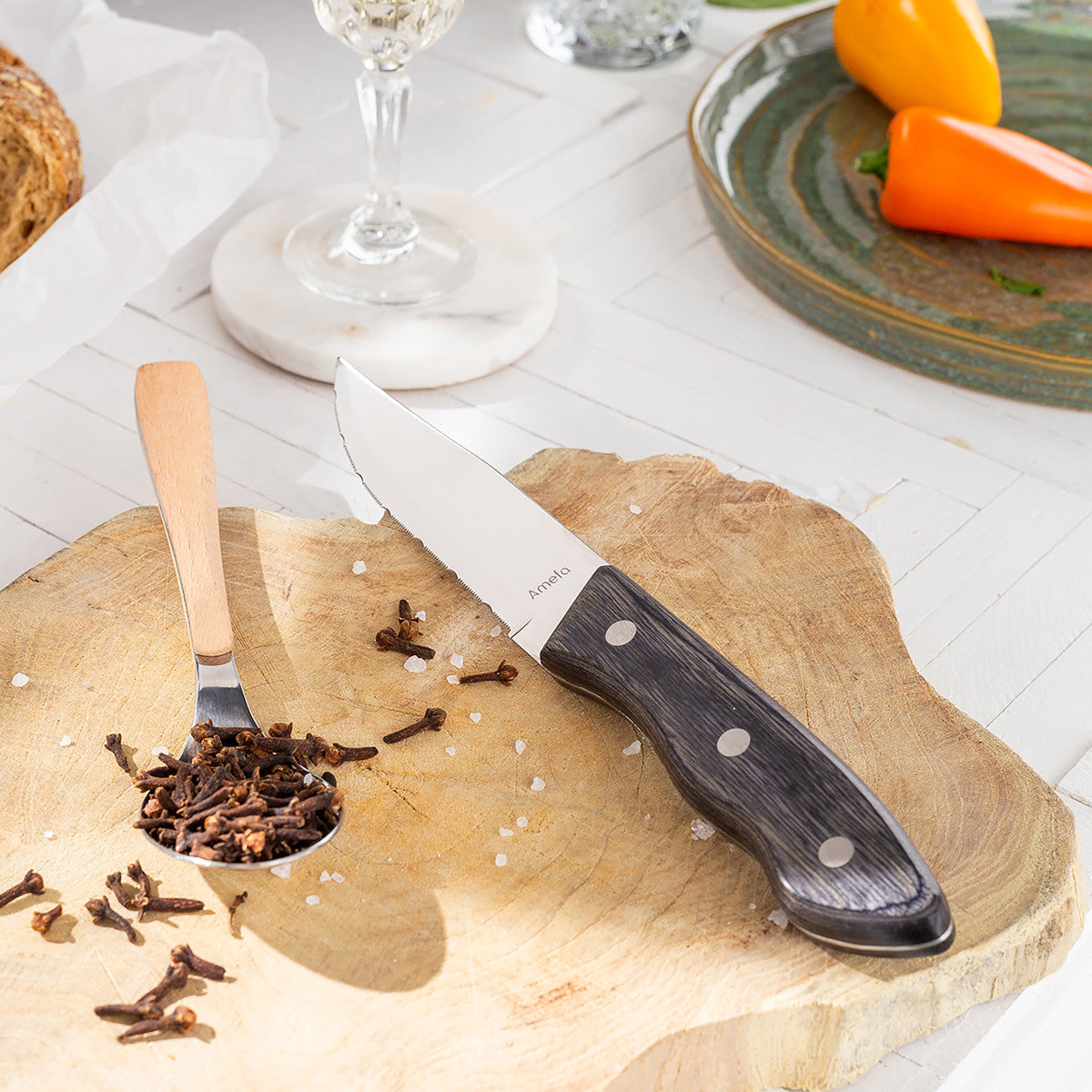 Hercule - Set 6 couteaux steak Amefa - Mathon - 3