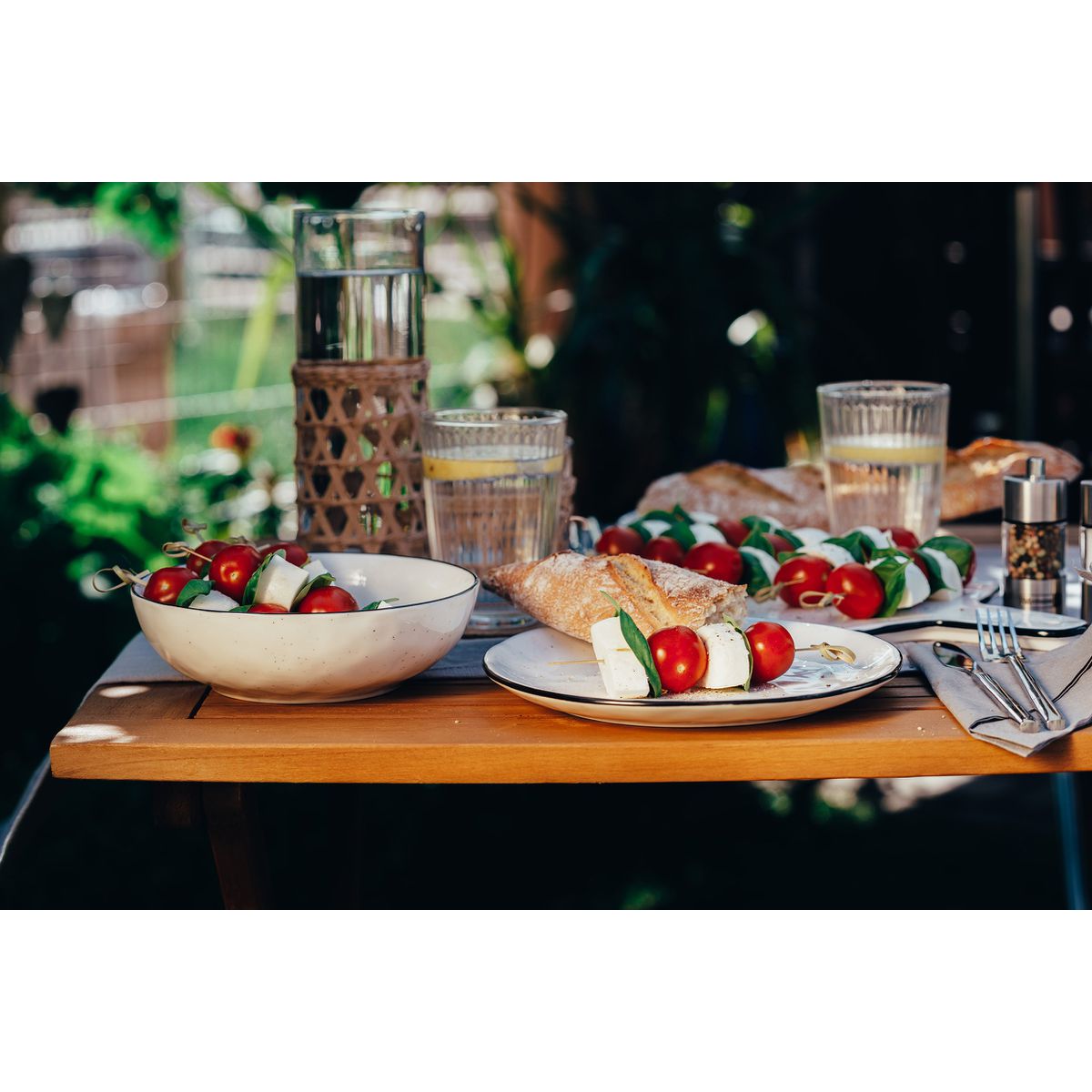 Lot de 50 pics à brochettes en bambou de 10 cm  Wood Edition Fackelmann - Mathon - 5