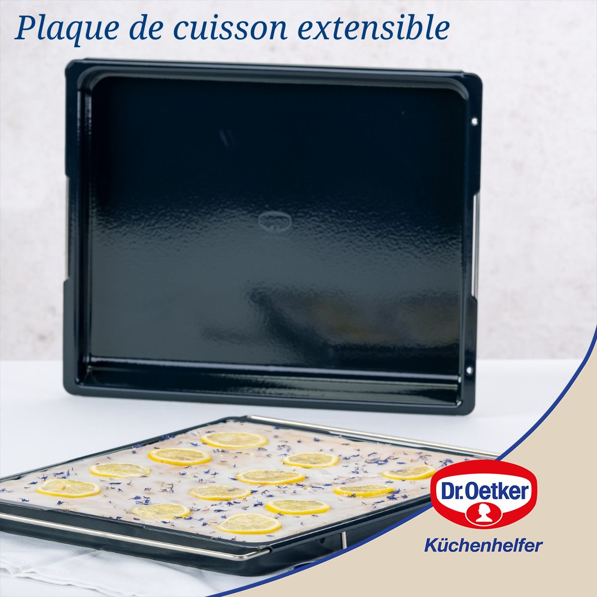 Plaque four extensible 41-53 x 33 cm Dr Oetker Back Liebe Dr. Oetker - Mathon - 2