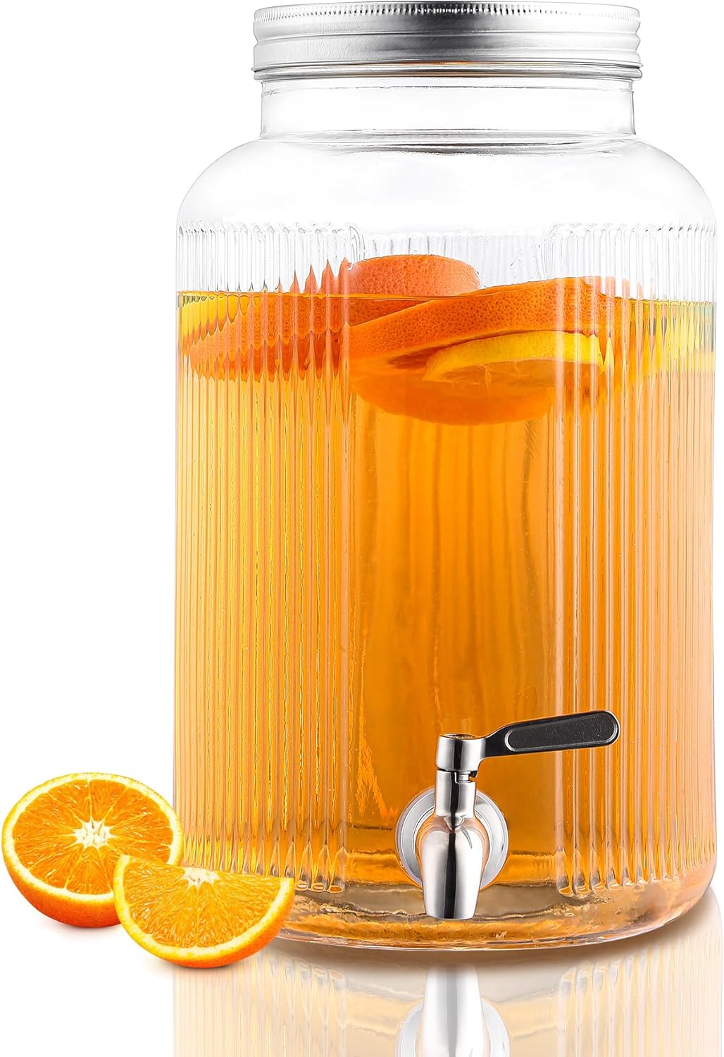 Distributeur de Boissons en Verre avec Robinet 4L/5,5L Vendos85 - Mathon