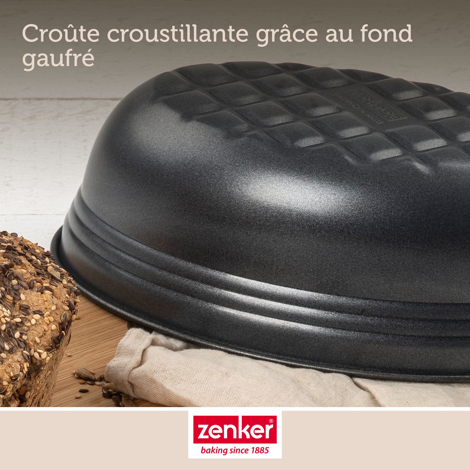 Ensemble de 2 Moules à pain ovale 26 x 16 cm Zenker Black Metallic Zenker - Mathon - 5