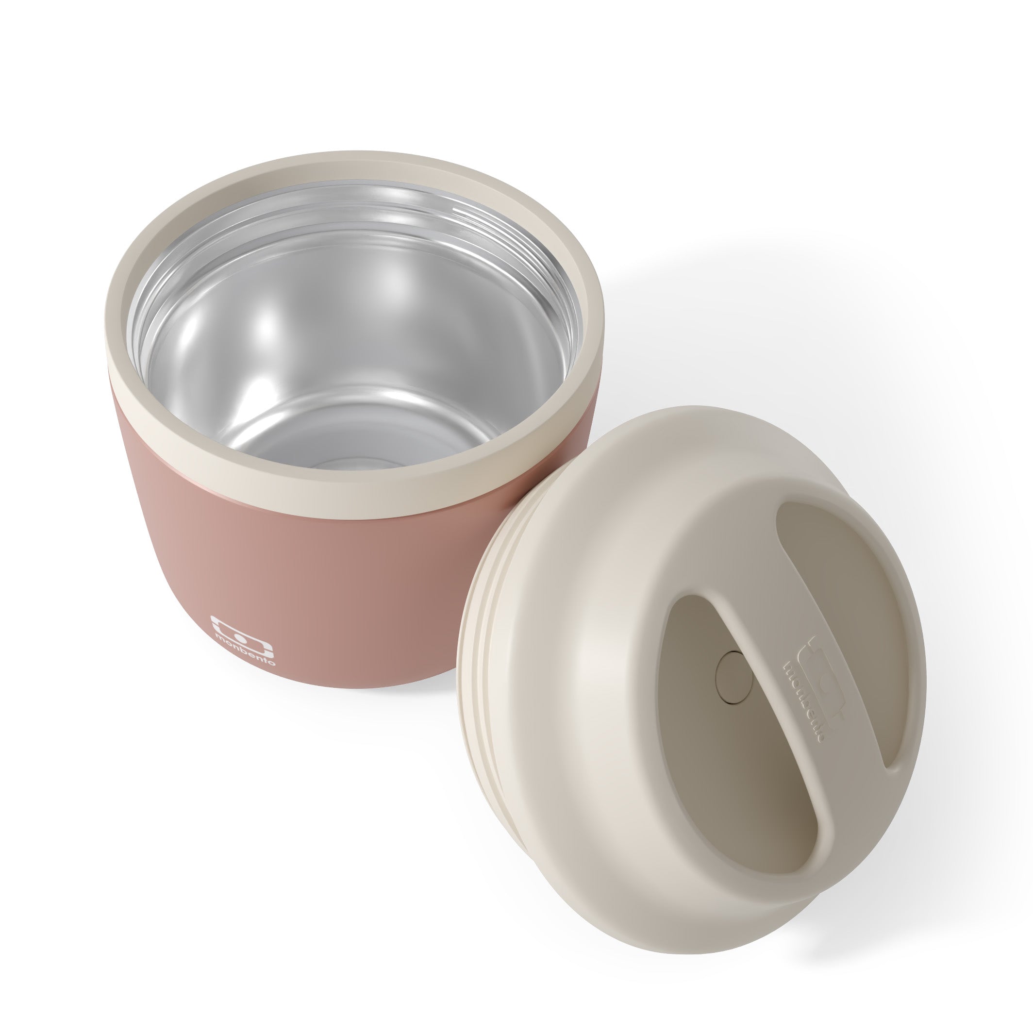 Lunch box isotherme Element 550ml Rose Moka Monbento - Mathon - 4
