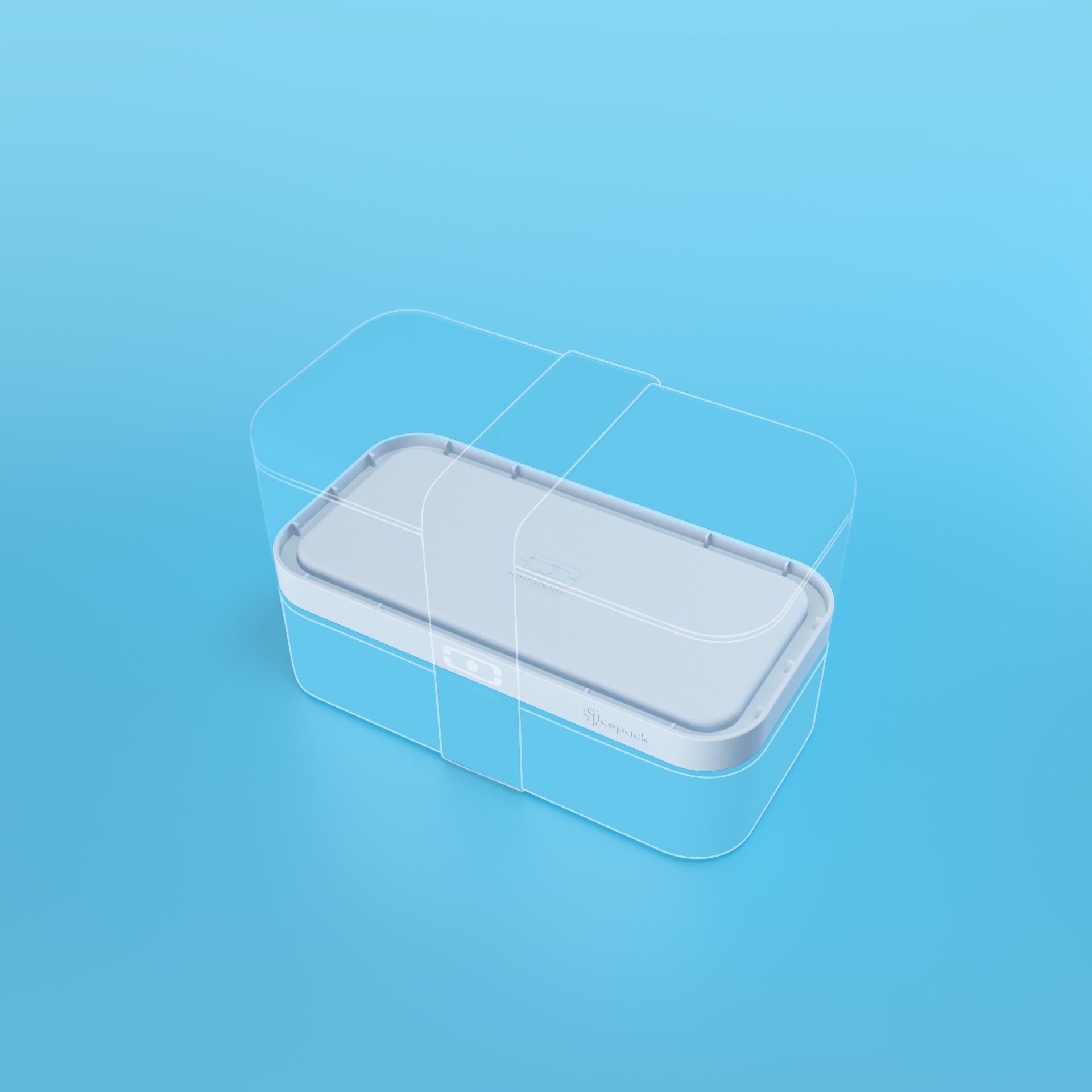 Pain de glace pour lunch box monbento I-CY Bleu clair Monbento - Mathon - 3