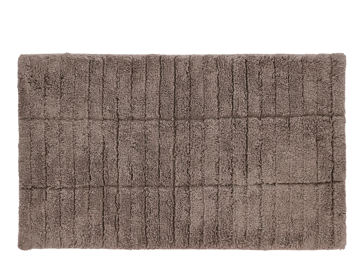 Tapis de bain TILES en coton Taupe Zone Denmark - Mathon