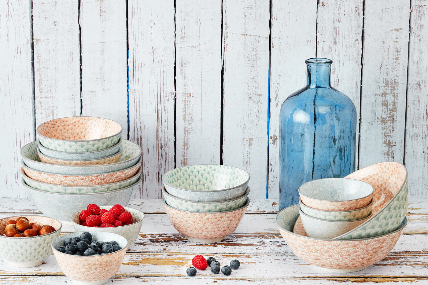 Lot de 42 set complet en porcelaine multicolore D Björn - Mathon - 4