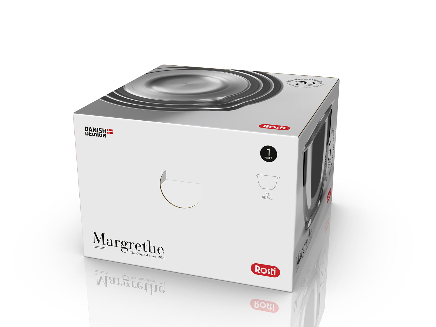 Bol à mixer MARGRETHE en acier Acier Rosti - Mathon - 2