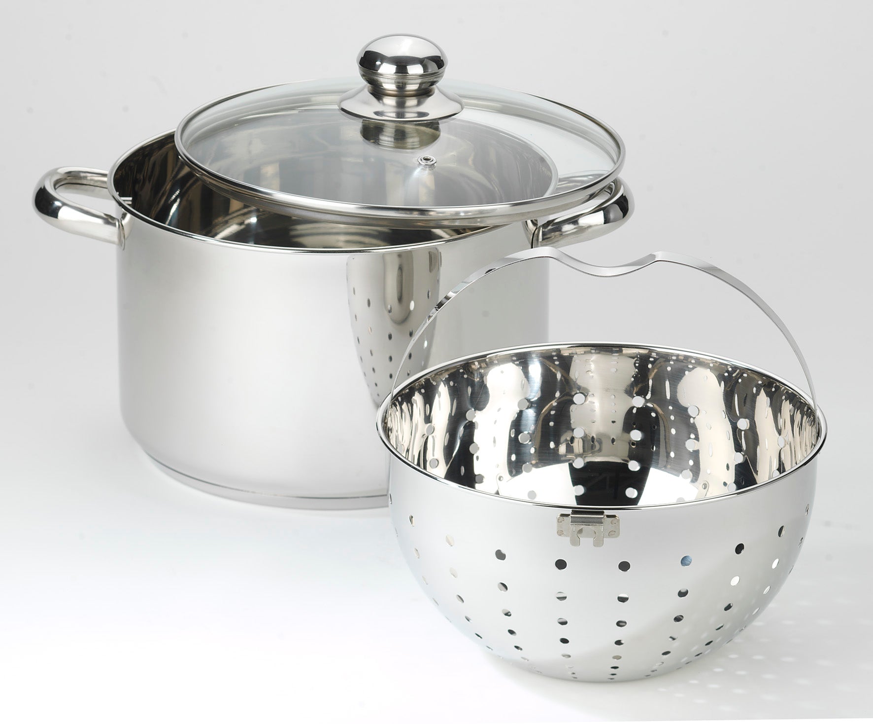 BEYOND® Casserole en acier inoxydable avec couvercle en verre Stoneline - Mathon - 1