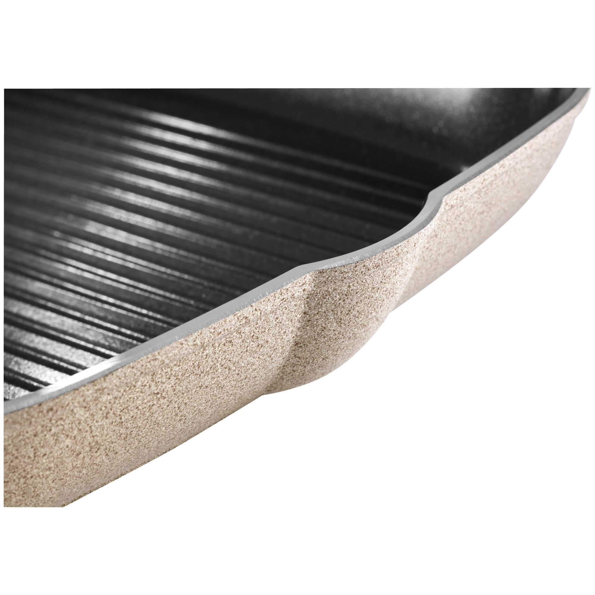 Gril Ledro 28 cm, Aluminium, Revêtement Céramique, Sable Balarini - Mathon - 3