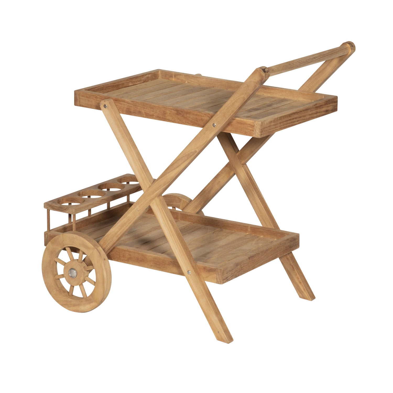 Desserte de jardin en teck LOMBOK Happy Garden - Mathon - 1