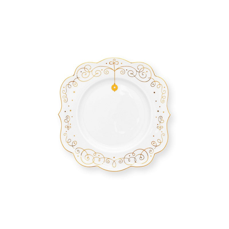 Lot de 6 Assiettes Royal Winter White - 17cm Pip Studio - Mathon - 1