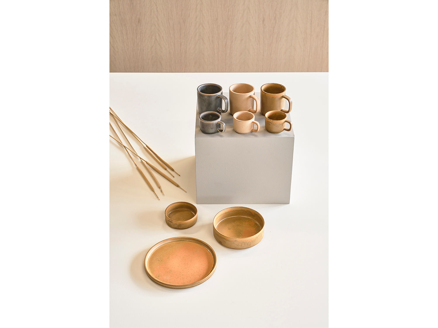 Set de 2 mugs FJORD en porcelaine Crème Villa Collection - Mathon - 9