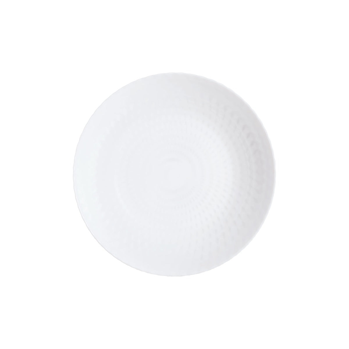 Assiette creuse blanche 20 cm Pampille Luminarc - Mathon - 1