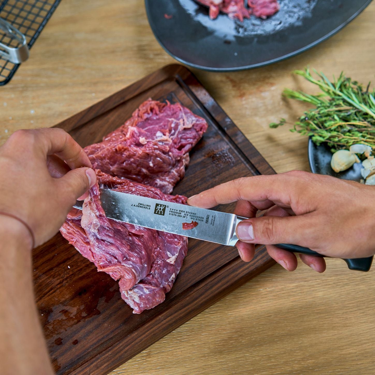 Couteau à trancher 20 cm, Tranchant lisse Zwilling - Mathon - 2