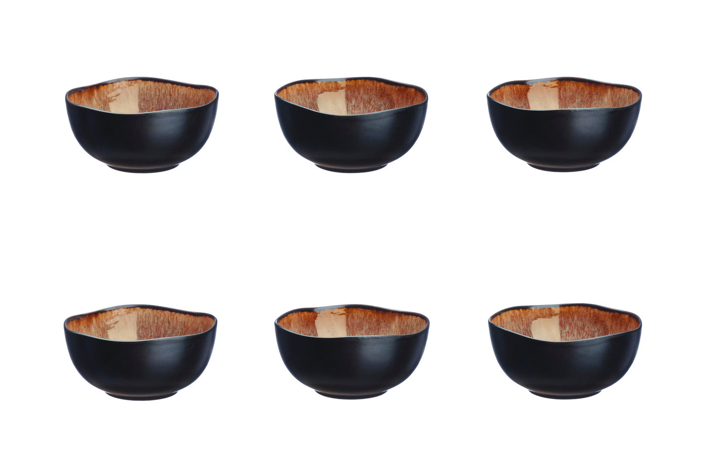 Bol IRIS Ø12cm - 6 pièces - Marron sauvage Björn - Mathon - 1