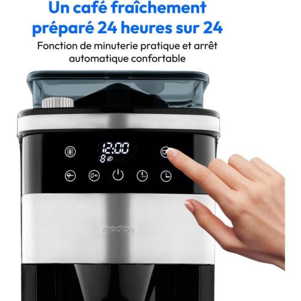 Machine A Cafe - Cafetiere Electrique  Filtre Digitale Isotherme Avec Medion - Mathon - 2