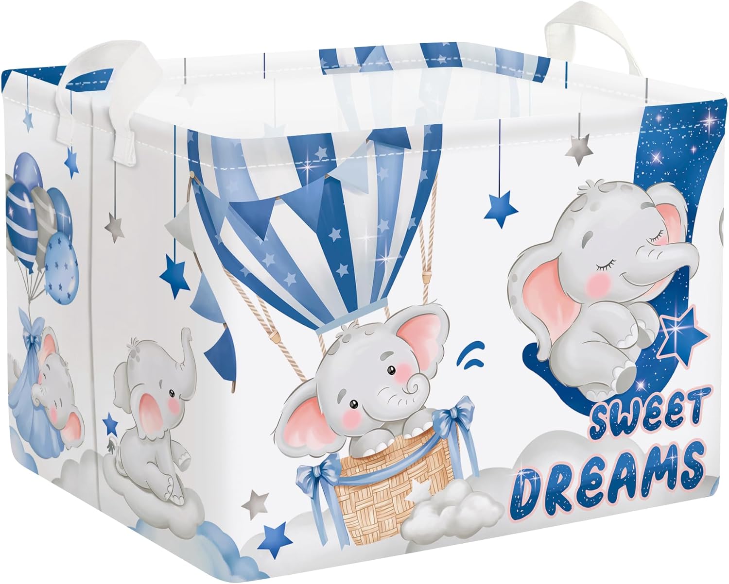 Panier à linge pliable éléphant 36 L Vendos85 - Mathon