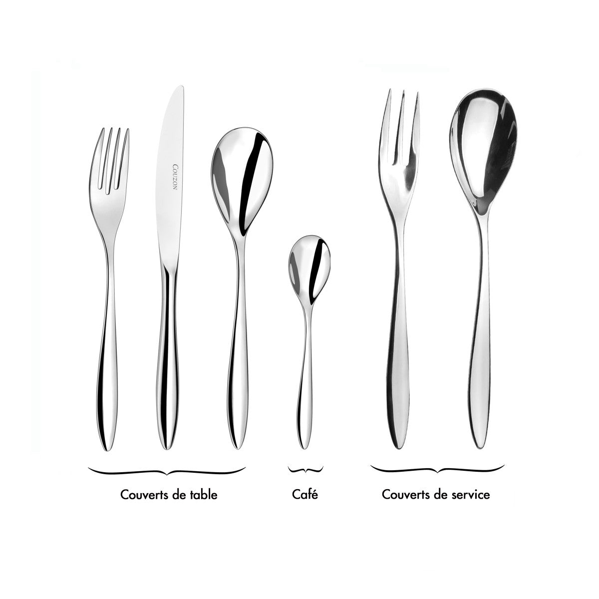 Epsilon - Ménagère 24 pièces en coffret Couzon - Mathon - 8