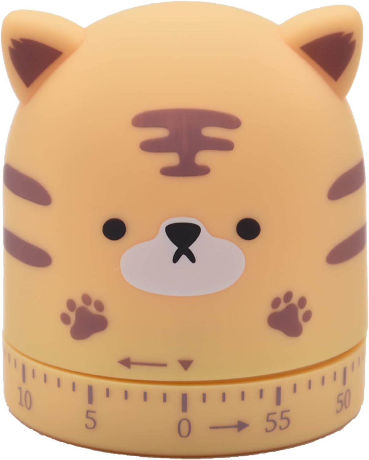 Minuteur mécanique en forme de tigre pour cuisine jaune Vendos85 - Mathon