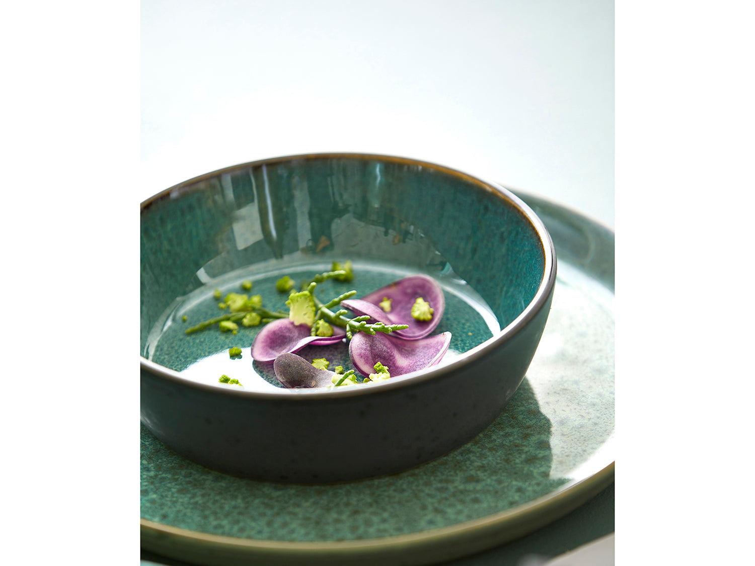 Bol à soupe GASTRO en grès Noir/Vert Bitz - Mathon - 5