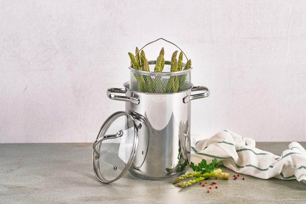 Cocotte à Asperges en acier inoxydale, Daily, D16xH21 cm Cosy&Trendy - Mathon - 3