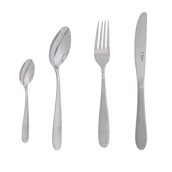 Ménagère 24 pièces inox Flower Jean Dubost - Mathon - 2