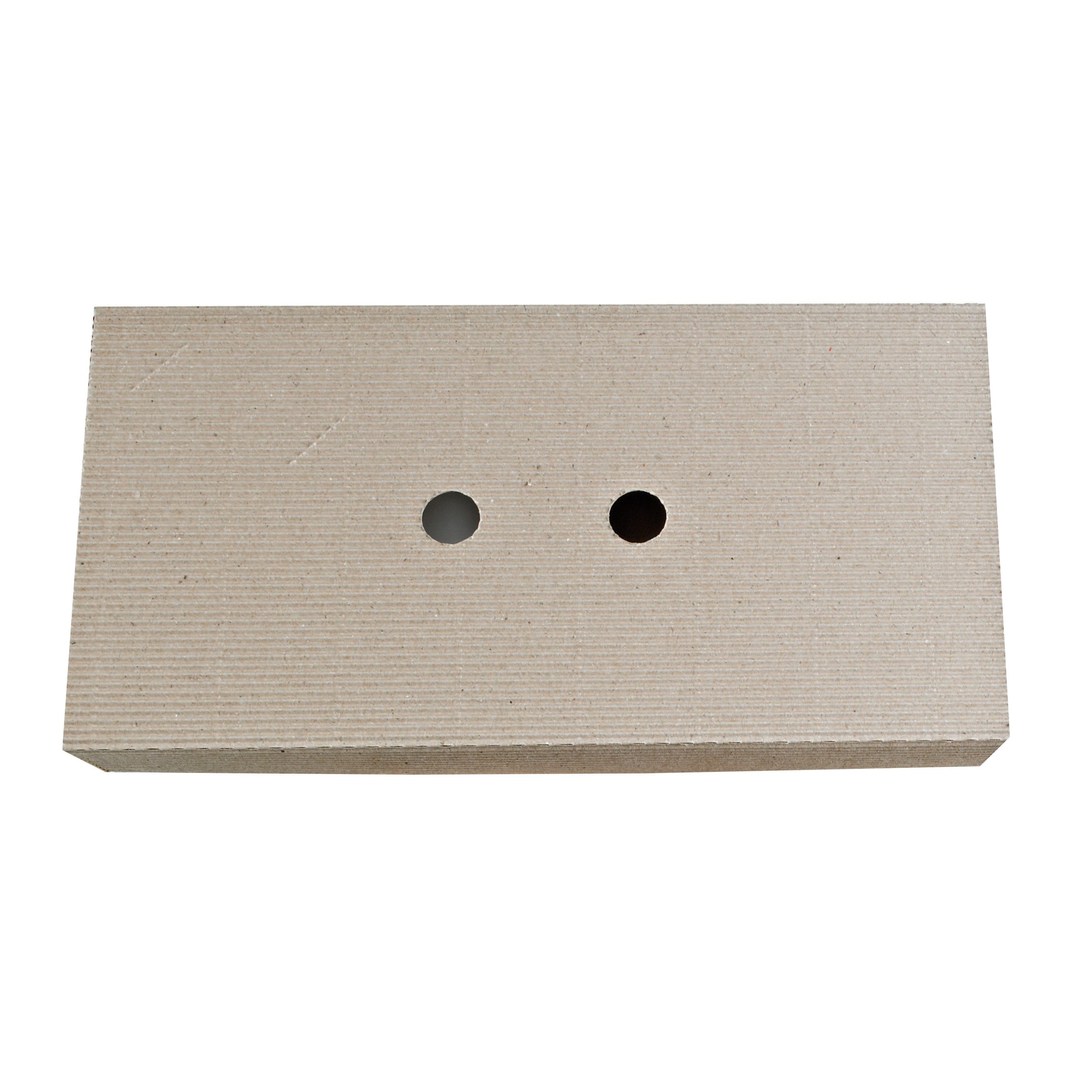 Couvercle pour plateau carton kraft ondulé "Chokra" 38 x 19,8 x 6 cm - 50 unités FirstPack - Mathon