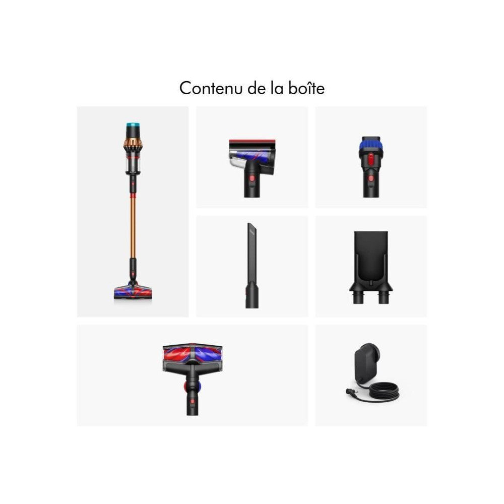V16 Piston Animal - Aspirateur Balai Sans Fil - Puissance 315 Airwatts - Filtration Hepa - Brosse Adaptative Auto-démelan Dyson - Mathon - 4