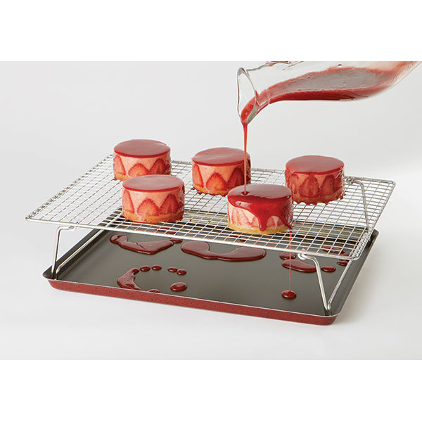 Volette rectangulaire en inox 43 x 28 cm Mathon - Mathon - 1