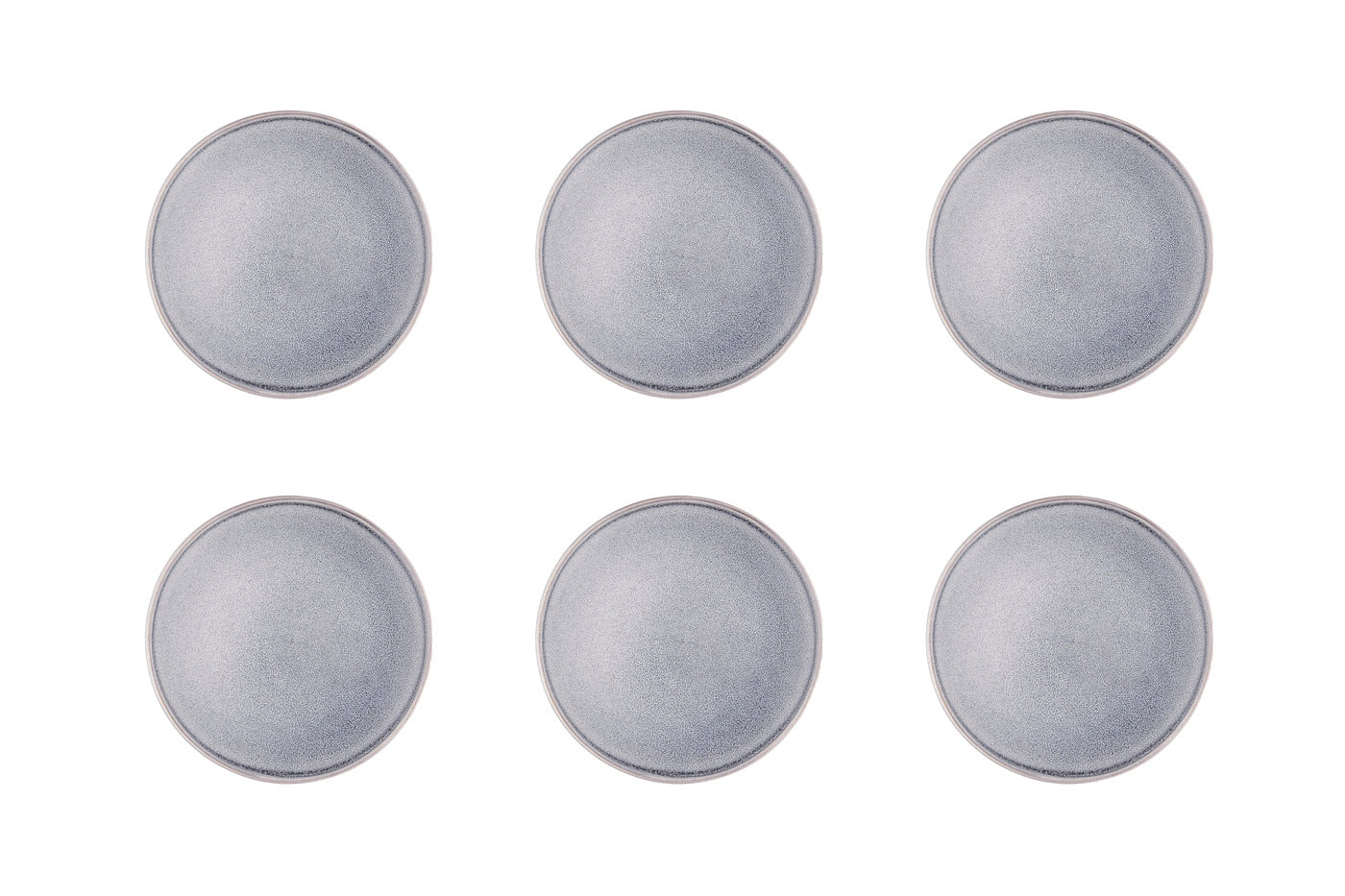 Assiette STONE Ø19cm - 6 pièces - Gris lune Björn - Mathon - 1