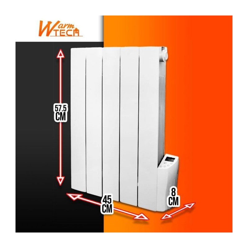 Radiateur électrique A Inertie Fluide - 900w - Warm Tech - 230v - Jusqu