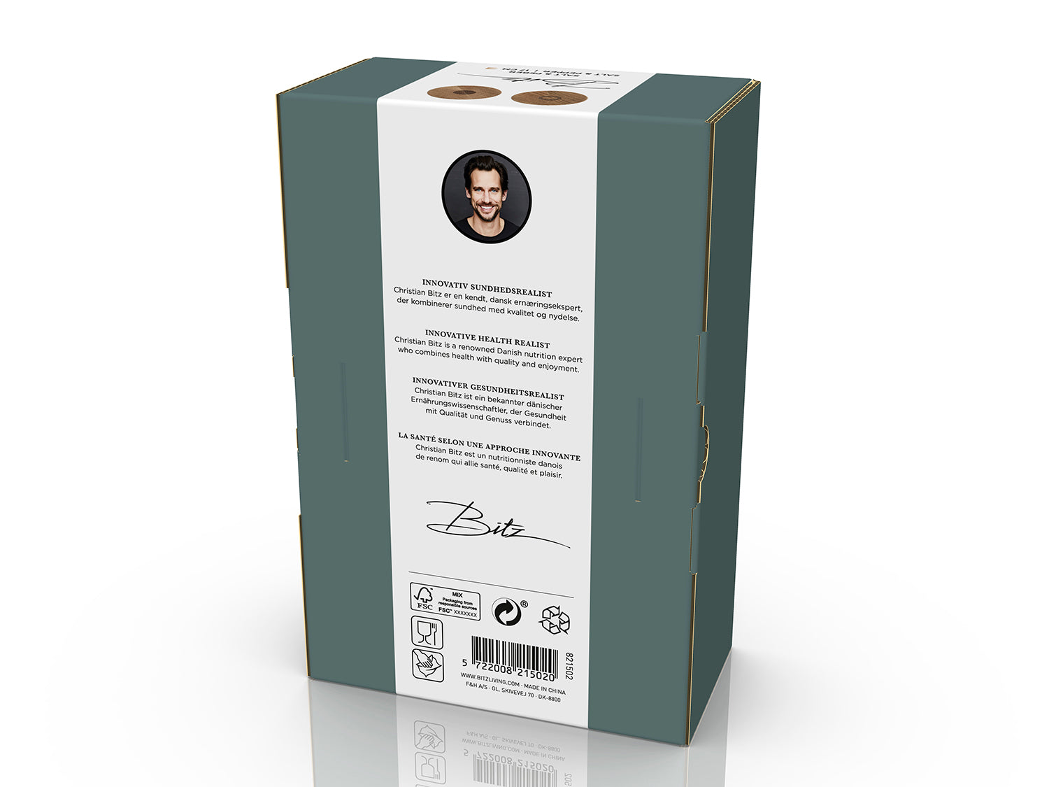 Poivre & Sel GASTRO en grès Crème Bitz - Mathon - 4