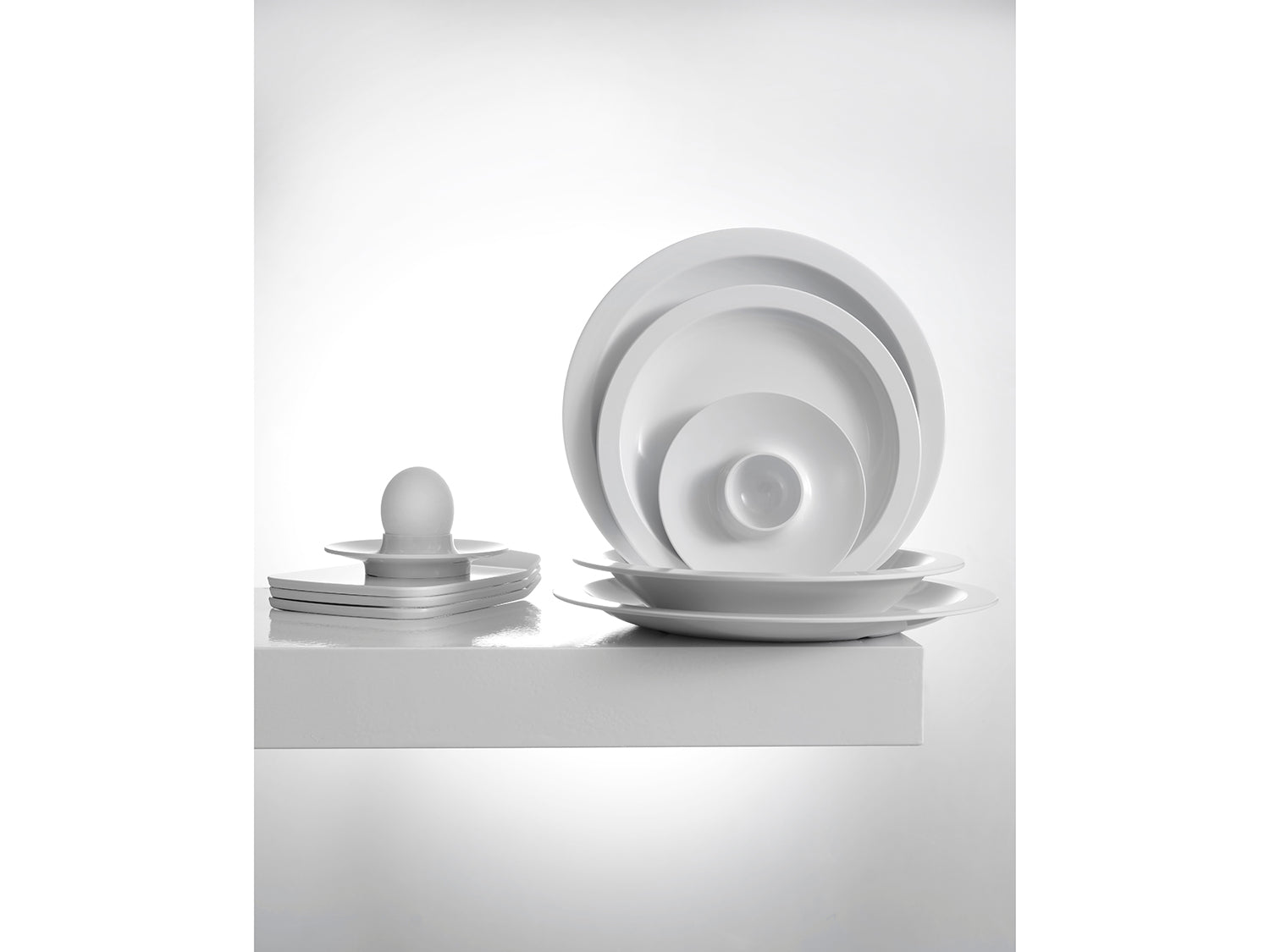 Assiette plate HAMLET en plastique Blanc Rosti - Mathon - 5