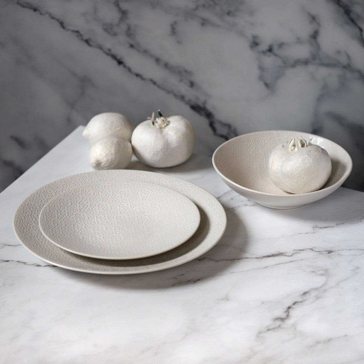 White Japan - Assiette dessert 20.5 cm (lot de 6) Médard de Noblat - Mathon - 3