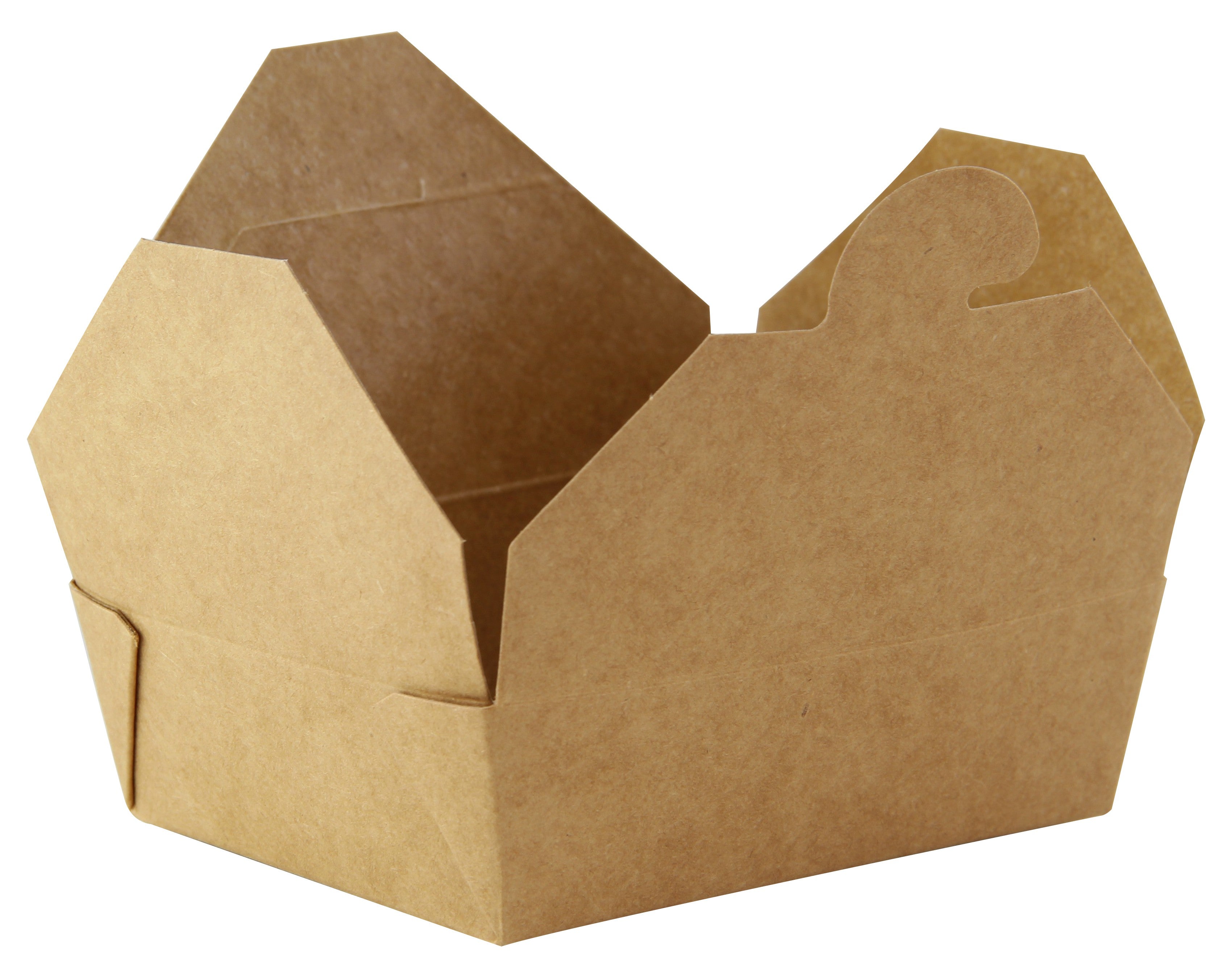 50Pcs - Mini boîte repas carton kraft 120x97x38mm 410ml FirstPack - Mathon - 2