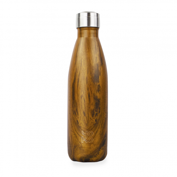 Bouteille isotherme 500 ml - Bois Yoko® Design - Mathon