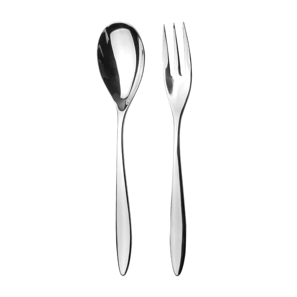 Epsilon - Fourchette et cuillère de service en coffret Couzon - Mathon - 1